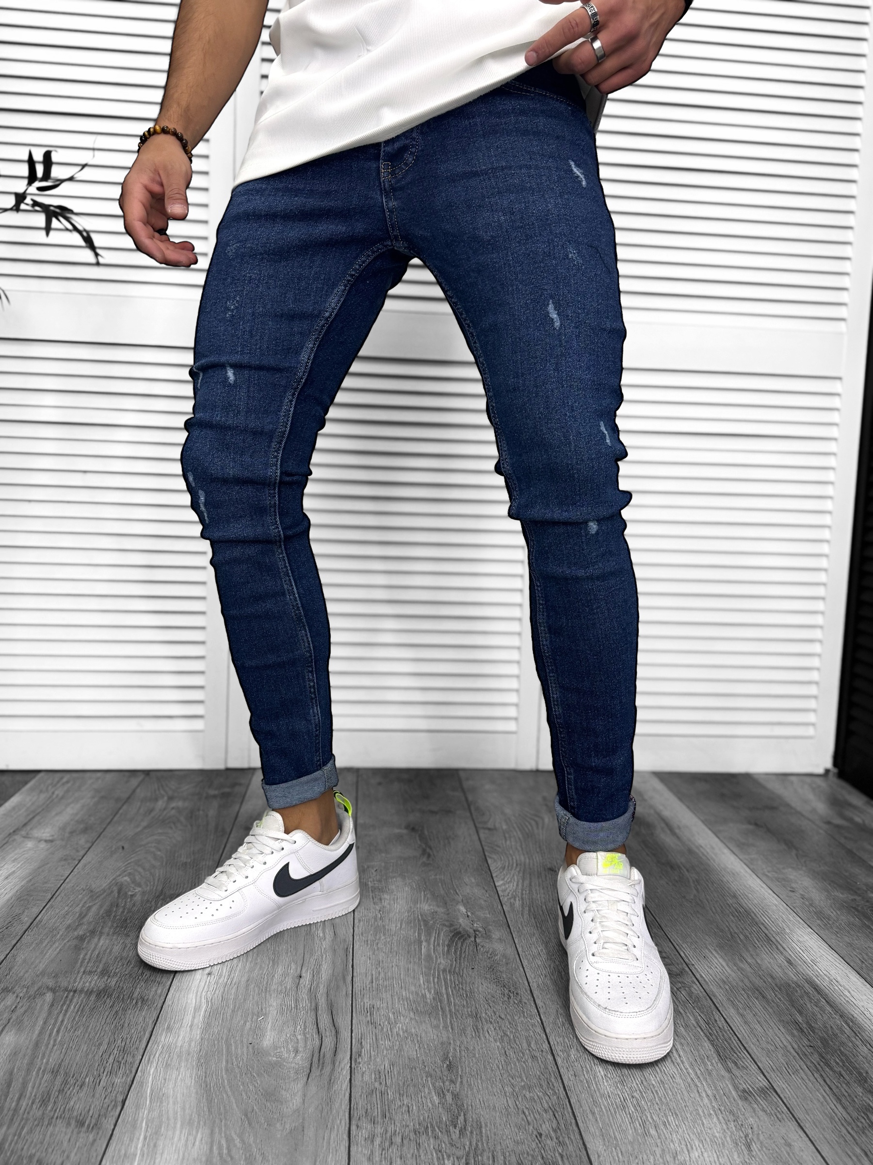 Blugi Barbati Conici Elastici - Stil & Confort