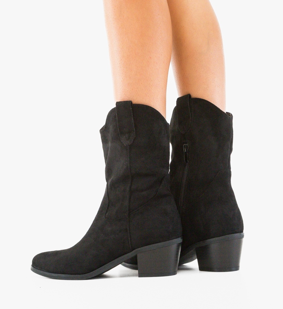 Botine Dama Trina Negre | Elegante si Confortabile - imagine 3