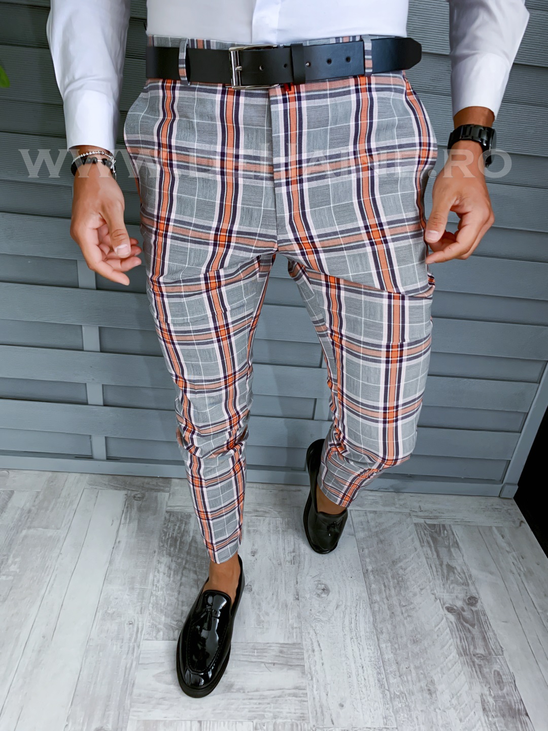 Pantaloni Barbati Eleganti in Carouri B1889
