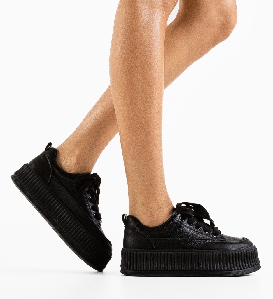 Sneakers Dama Vamyata Negri - Confort și Stil - imagine 3