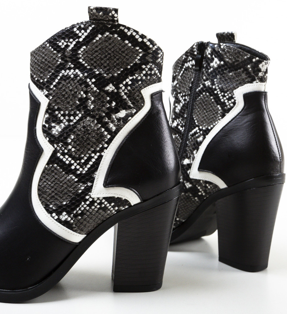 Botine Dama Eilidh Negre | Stil Versatil - imagine 7