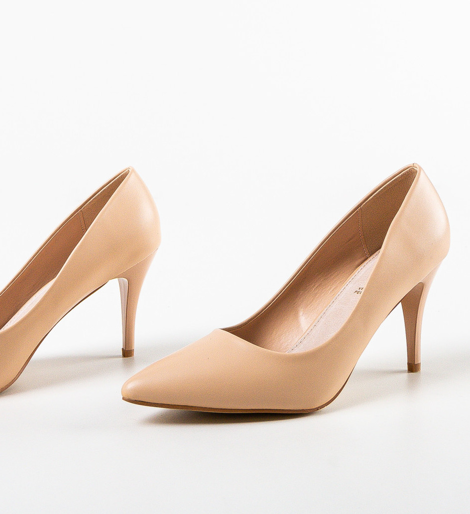Pantofi Dama Halek Nude | Eleganță Asigurată - imagine 6