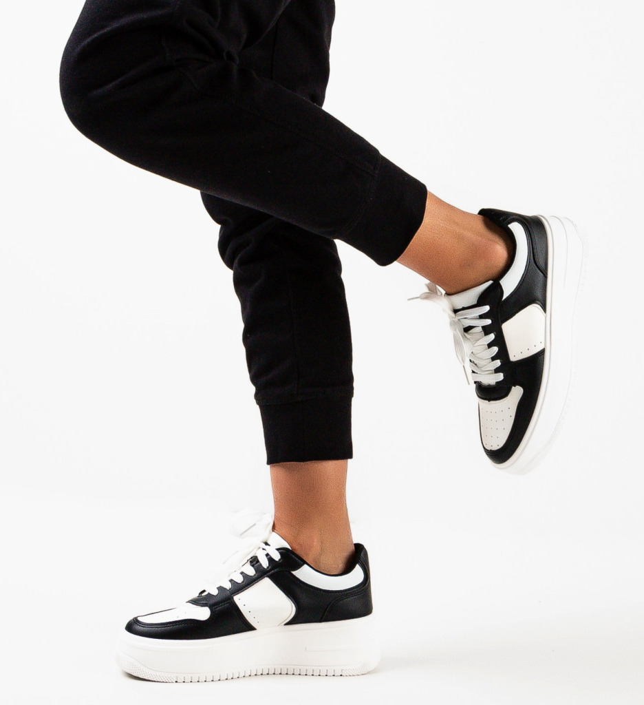Sneakers Dama Morton Negri - Confort și Stil