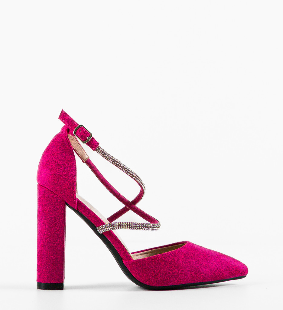 Pantofi Toc Fuchsia Jess - Eleganță Asigurată - imagine 5