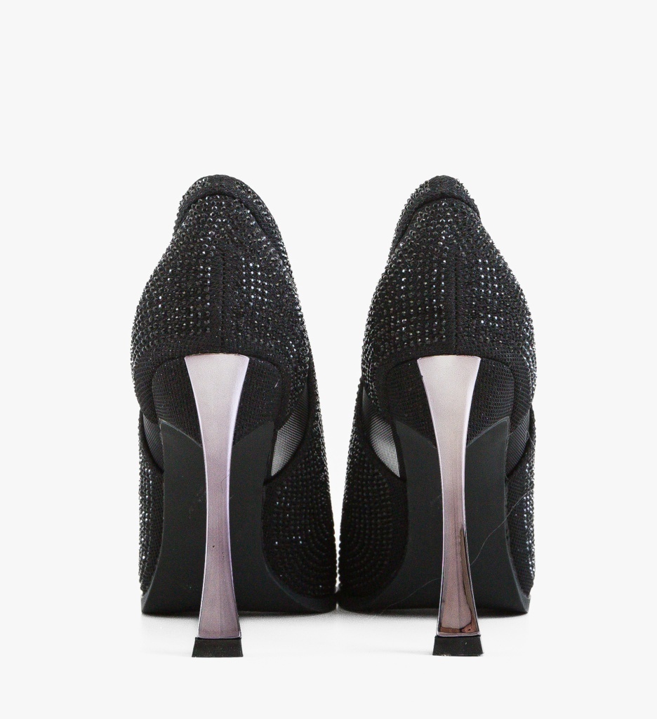 Pantofi dama Bomb Negri Eleganți - imagine 3