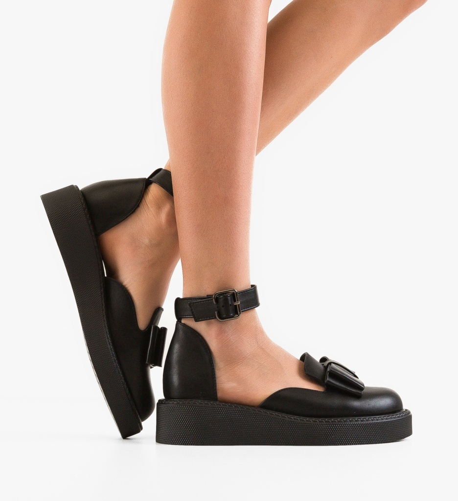 Pantofi Casual Dama Hammbe Negri – Confort și Stil