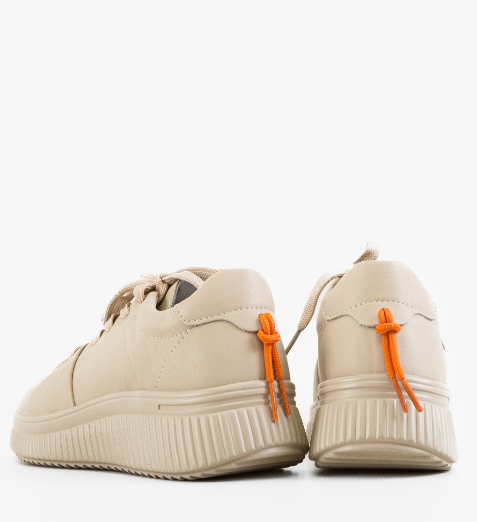 Sneakers Dama Honney Bej | Confort și Stil - imagine 8