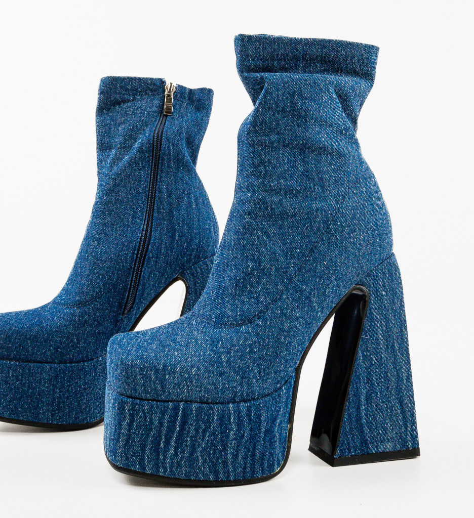 Botine Huron Albastre - Stil și Confort - imagine 16