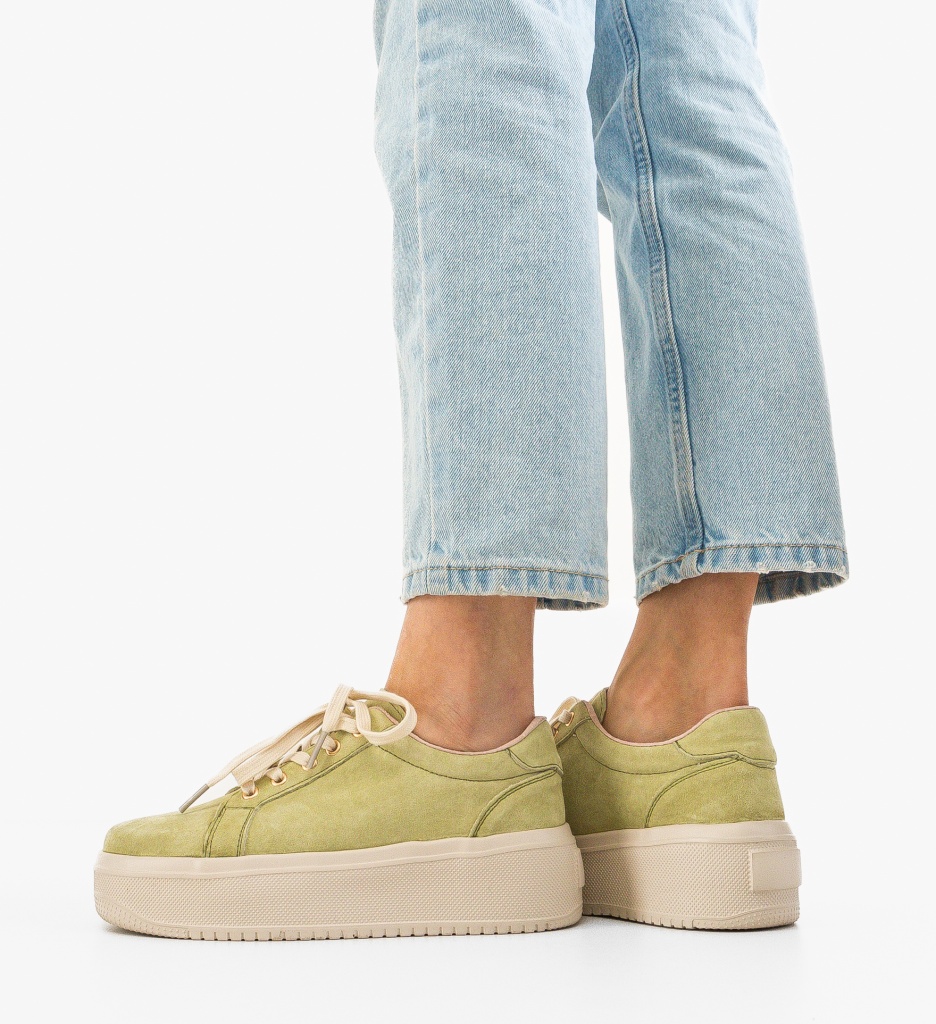 Sneakers Dama Daravo Verzi 2 - Confort și Stil - imagine 5