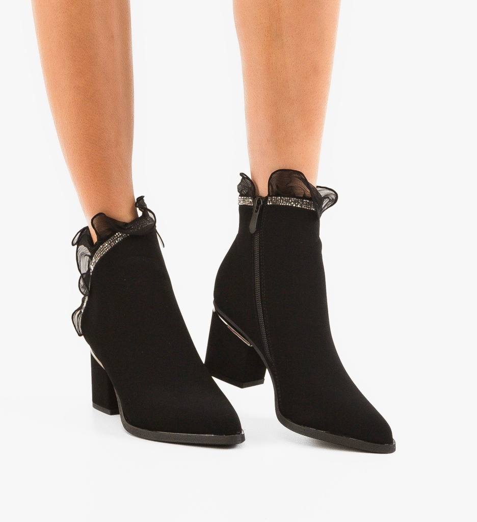 Botine Levine Negre - Eleganță și Confort
