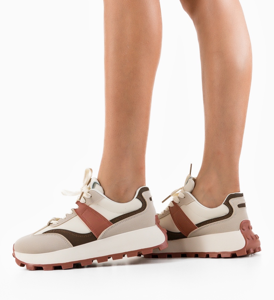 Sneakers Dama Shon Roz - Confort și Stil Urban