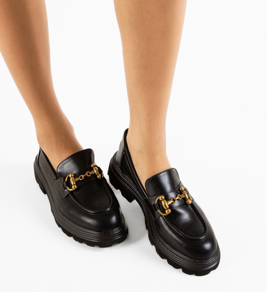 Pantofi Casual Dama Sashi Negri - Confort Zilnic