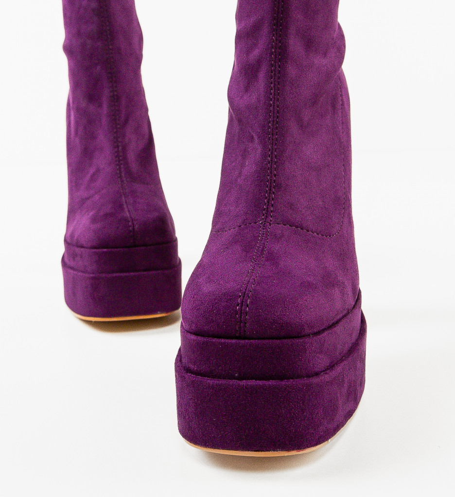 Botine Byron Mov - Eleganță și Confort - imagine 6
