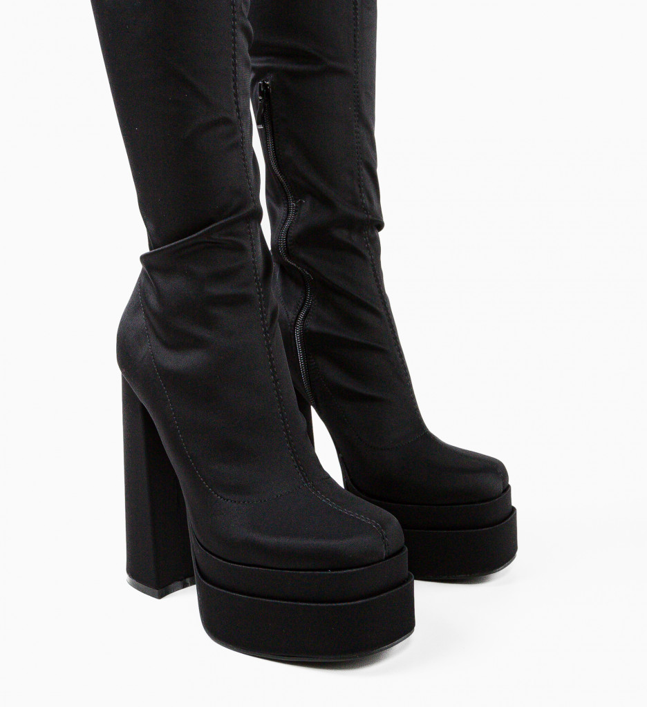 Cizme Dama Negre Uberba - Eleganta & Confort - imagine 4