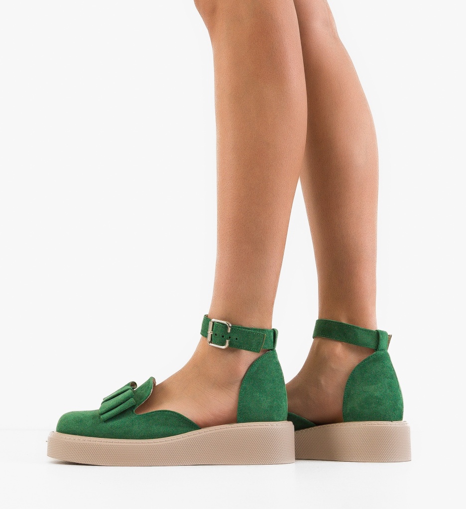 Pantofi Casual Dama Hammbe Verzi – Stil și Confort - imagine 3