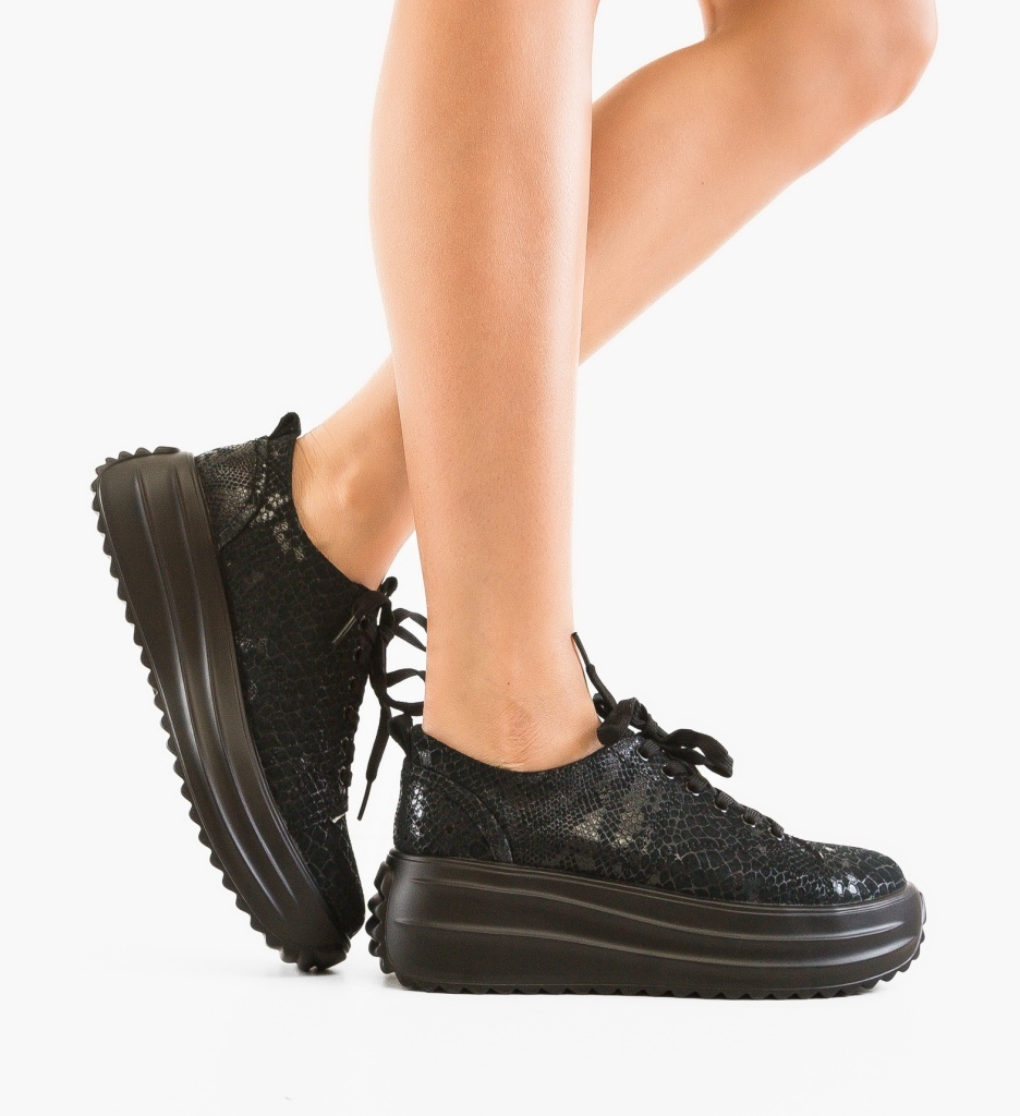 Pantofi Casual Myhos Negri - Confort și Stil - imagine 2