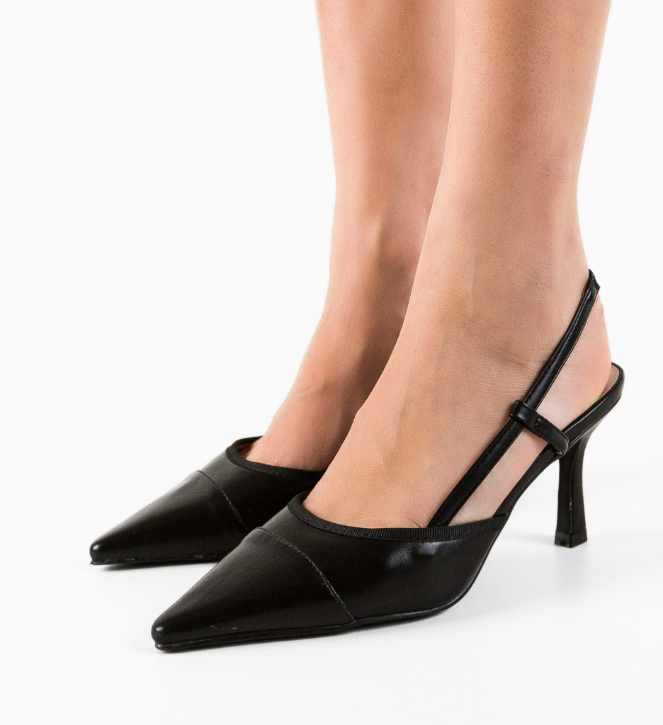 Pantofi Dama Jadeit Negri - Eleganță și Stil - imagine 4