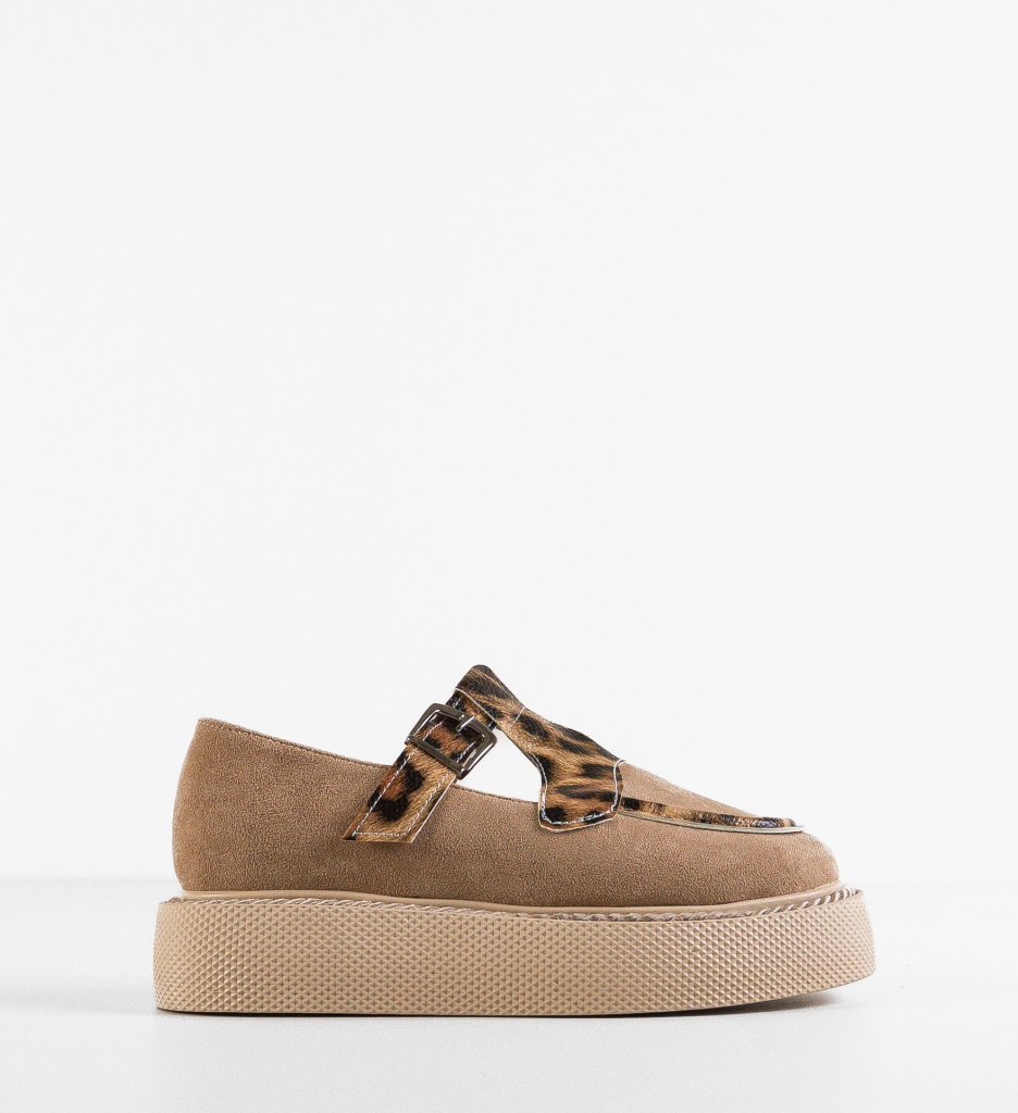 Pantofi Casual Teylar Bej - Confort și Stil - imagine 7