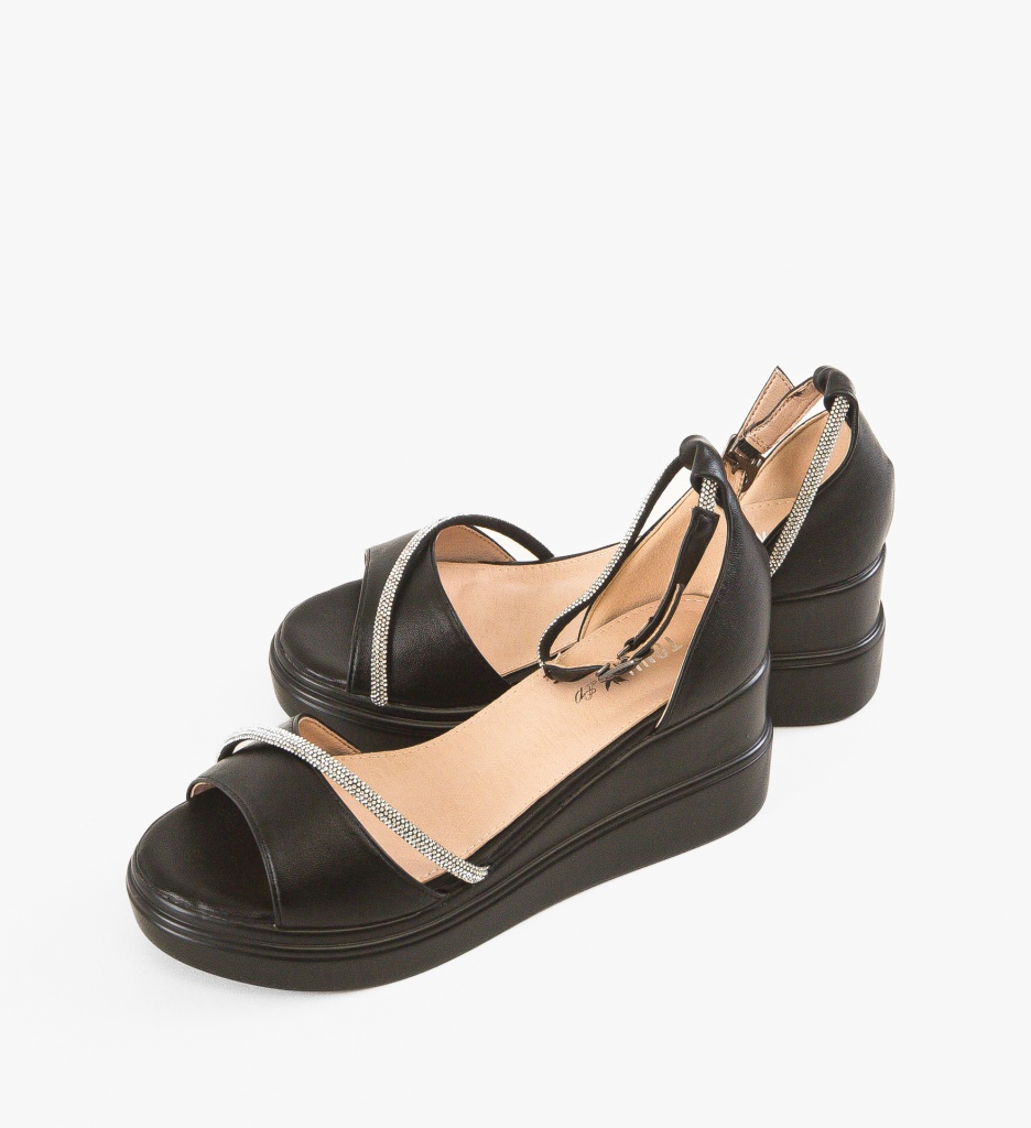Platforme Dama Juha Negre 2 | Stil si Confort - imagine 5