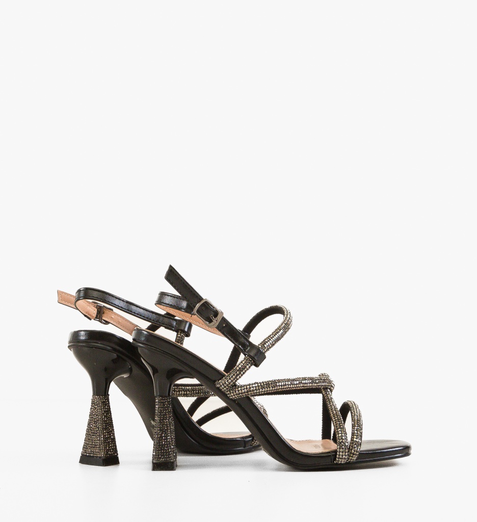 Sandale Khilad Negre | Eleganță și Stil - imagine 3