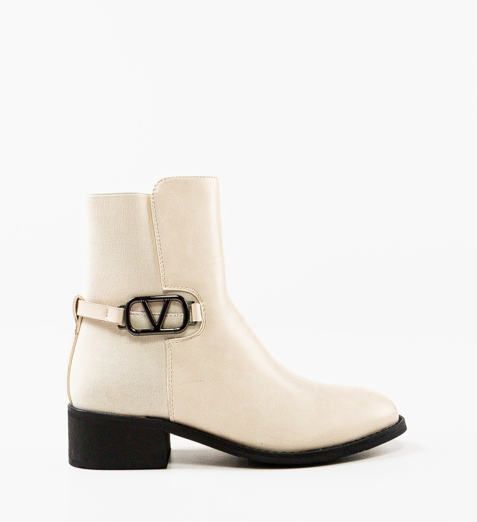 Botine Dama Math Bej | Elegante si Comode - imagine 4
