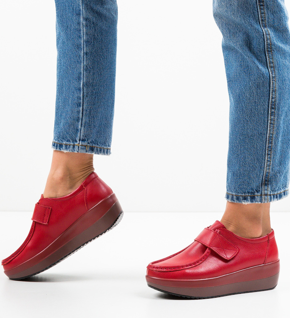 Pantofi Casual Groma Rosii - Stil și Confort - imagine 4