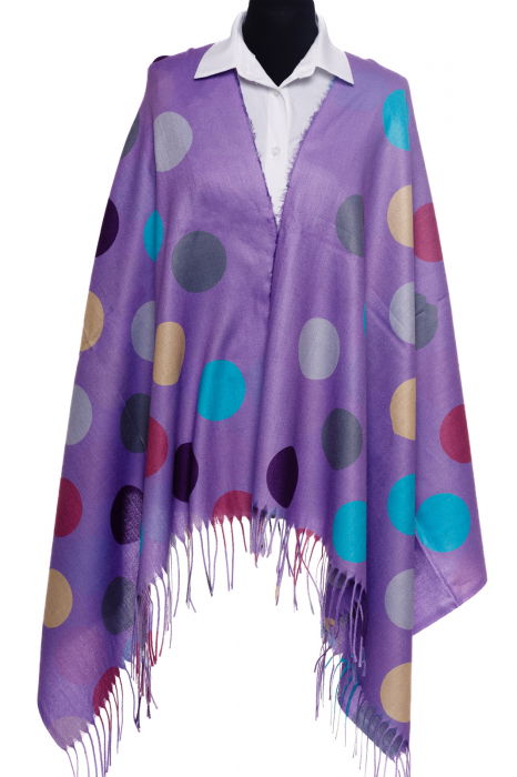 Eșarfă Eleganta Cașmir cu Buline | Shopika