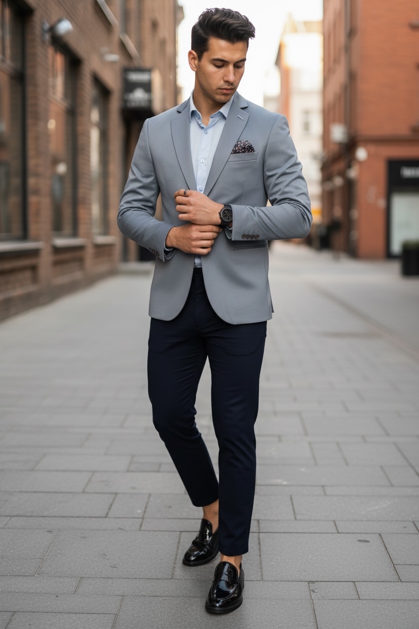 Sacou Barbati Slim Fit Elegant ZR 948 Y