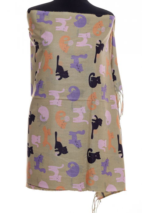 Eșarfă Casmir Pisici | Shopika