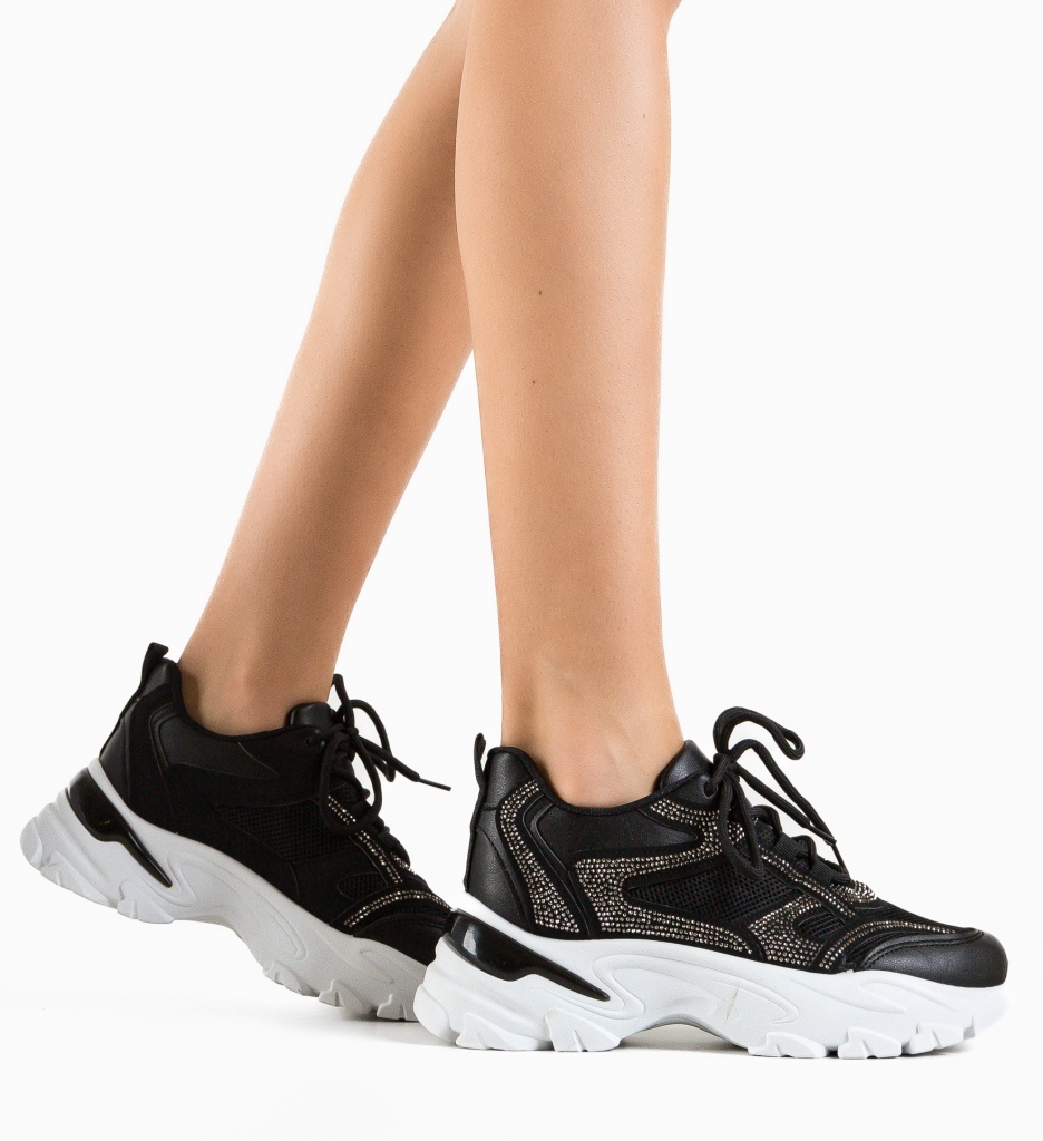 Pantofi Sport Nereus Negri | Confort și Stil - imagine 3