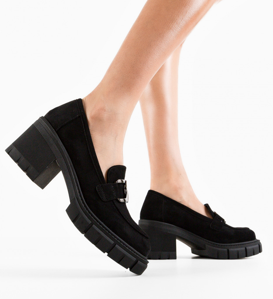 Pantofi Casual Akein Negri - Confort și Stil - imagine 2