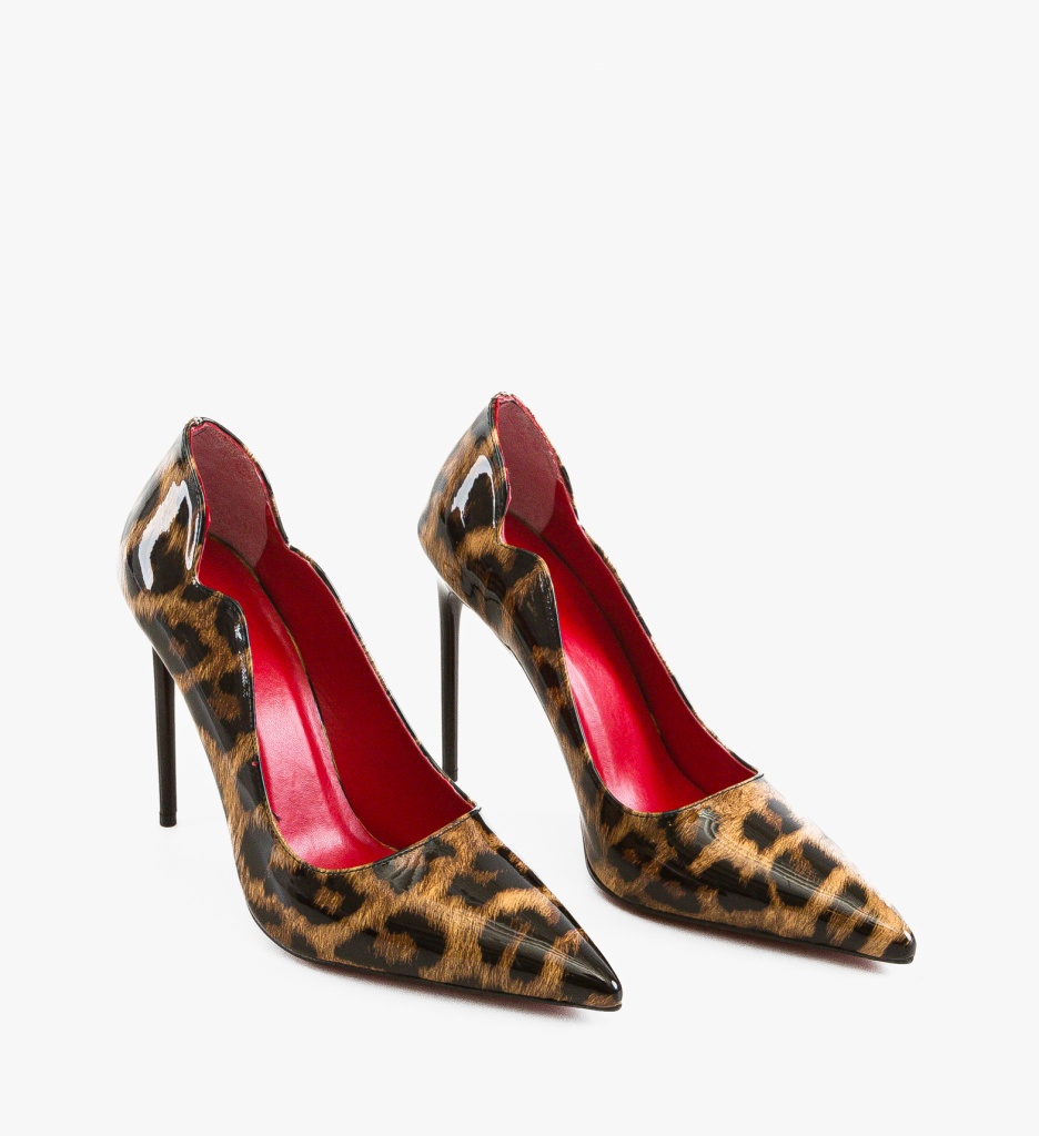 Pantofi Dudyn Print - Eleganță cu Toc - imagine 4