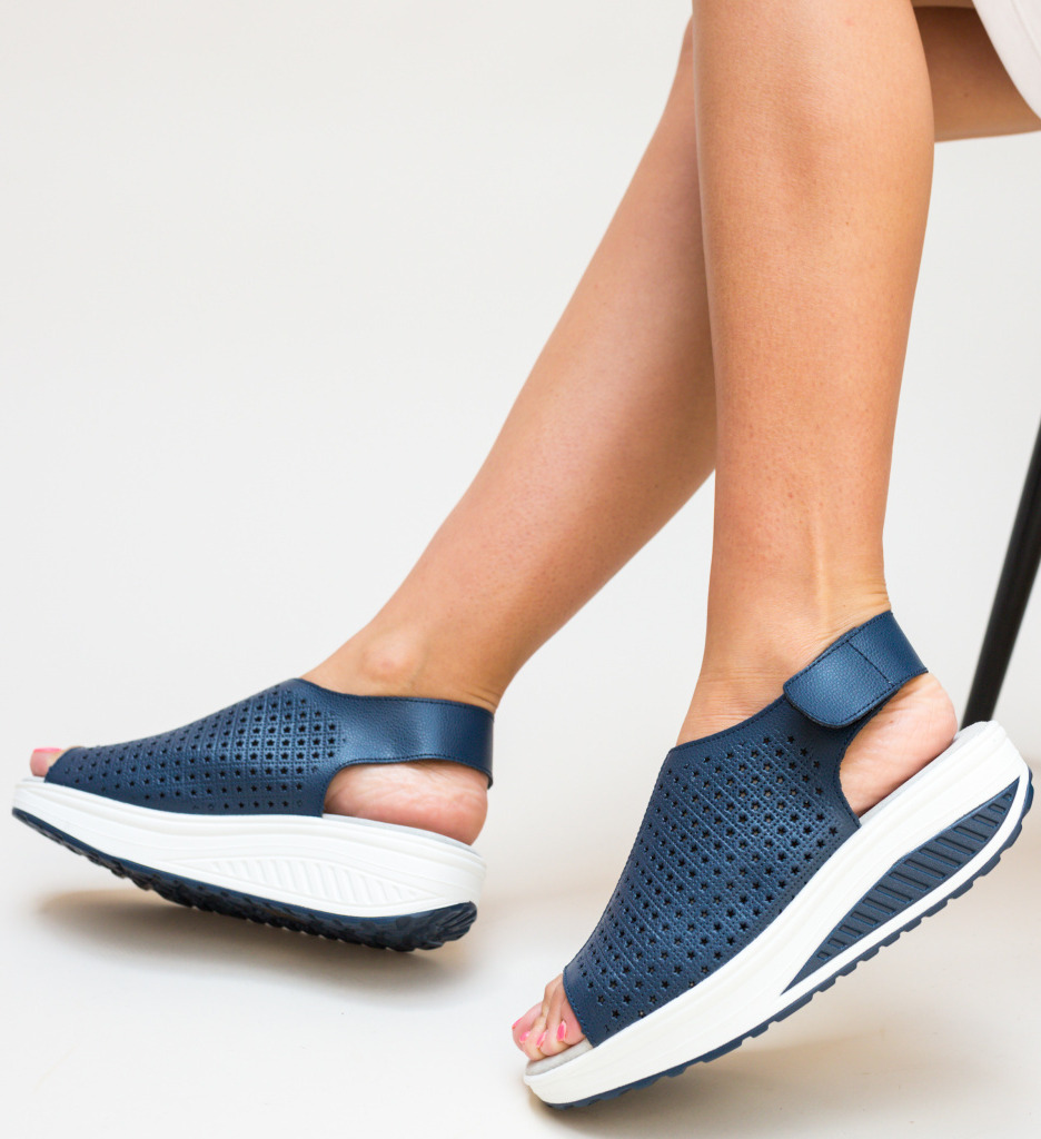 Platforme Liberty Bleumarin - Eleganță și Confort - imagine 4