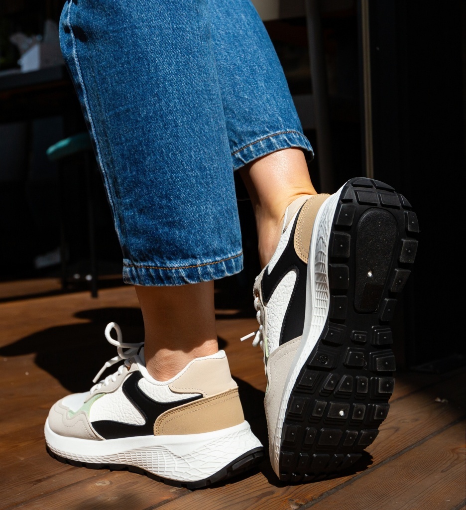 Sneakers Dama Alina Gri - Confort Urban - imagine 5