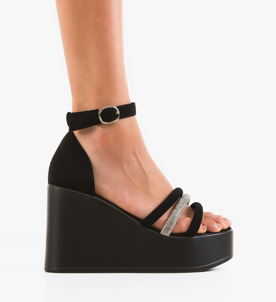 Platforme Dama Norega Negre - Eleganță și Confort - imagine 6