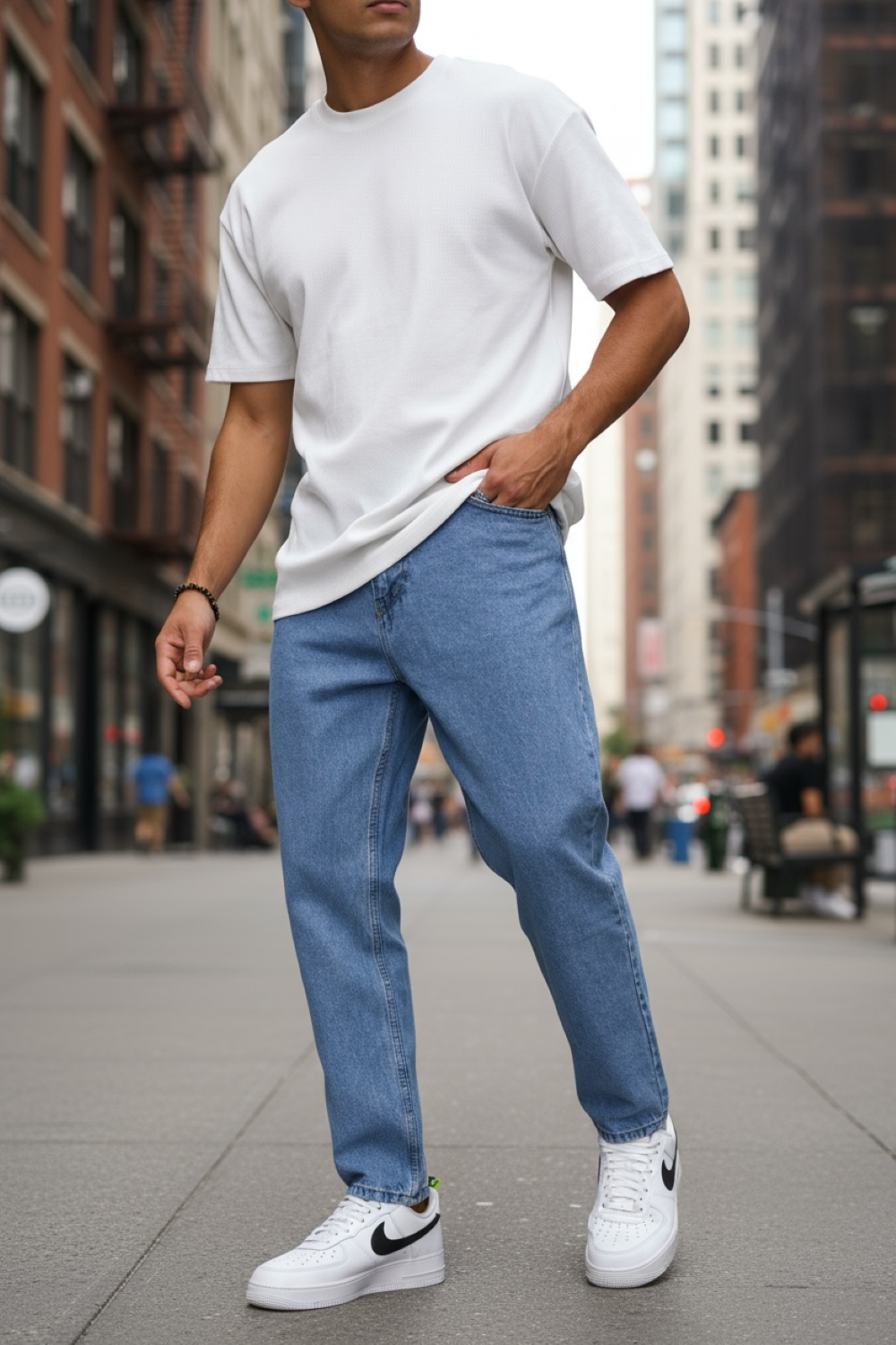 Blugi Barbati Boyfriend Albastri | Stil si Confort