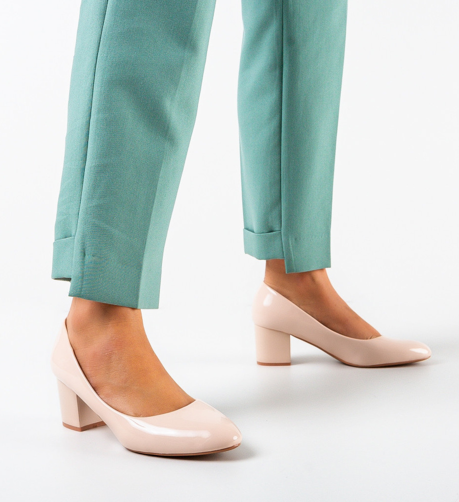 Pantofi dama Emrys Bej 2 - Eleganță și Stil - imagine 2