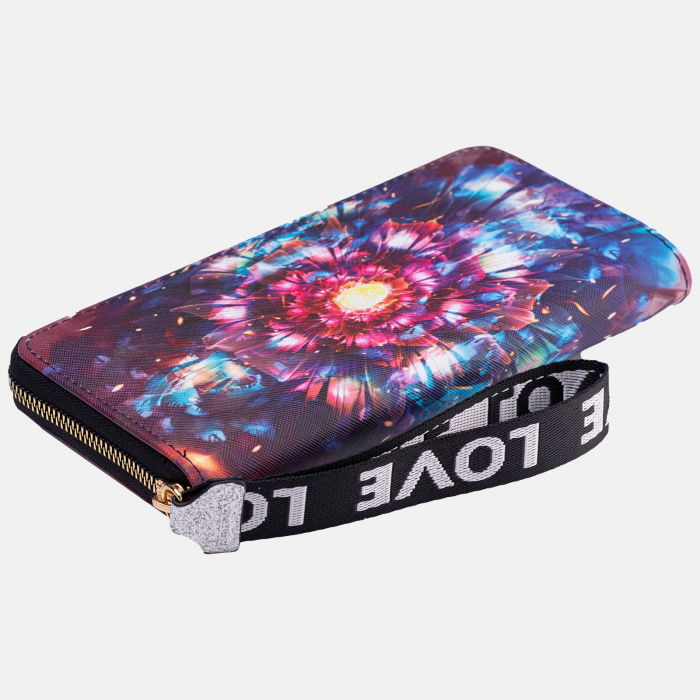 Portofel Shopika Fractal Indigo - Design Modern