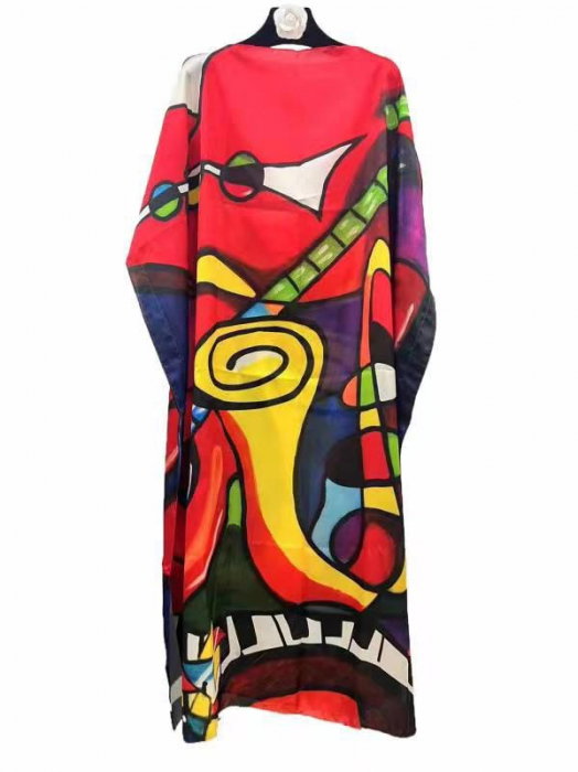 Rochie Poncho Shopika Mătase Picasso
