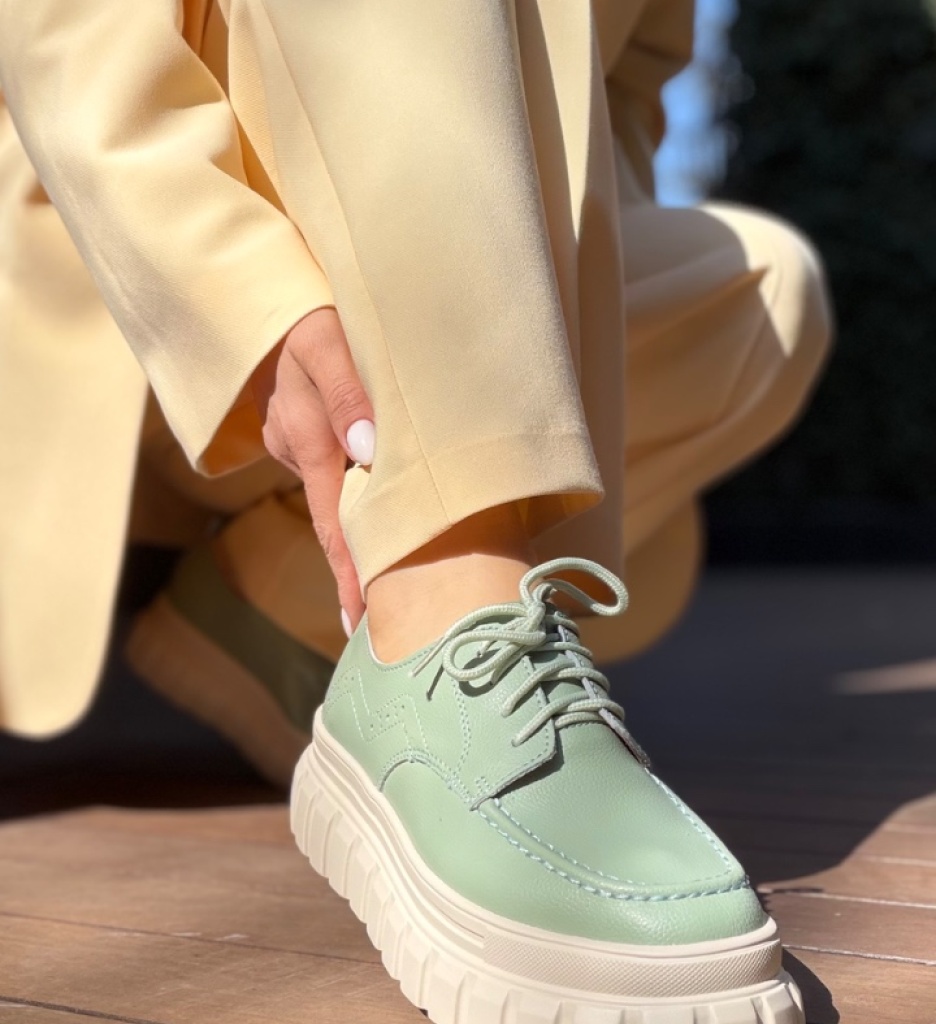 Pantofi Casual Loprem Verzi | Stil și Confort - imagine 13