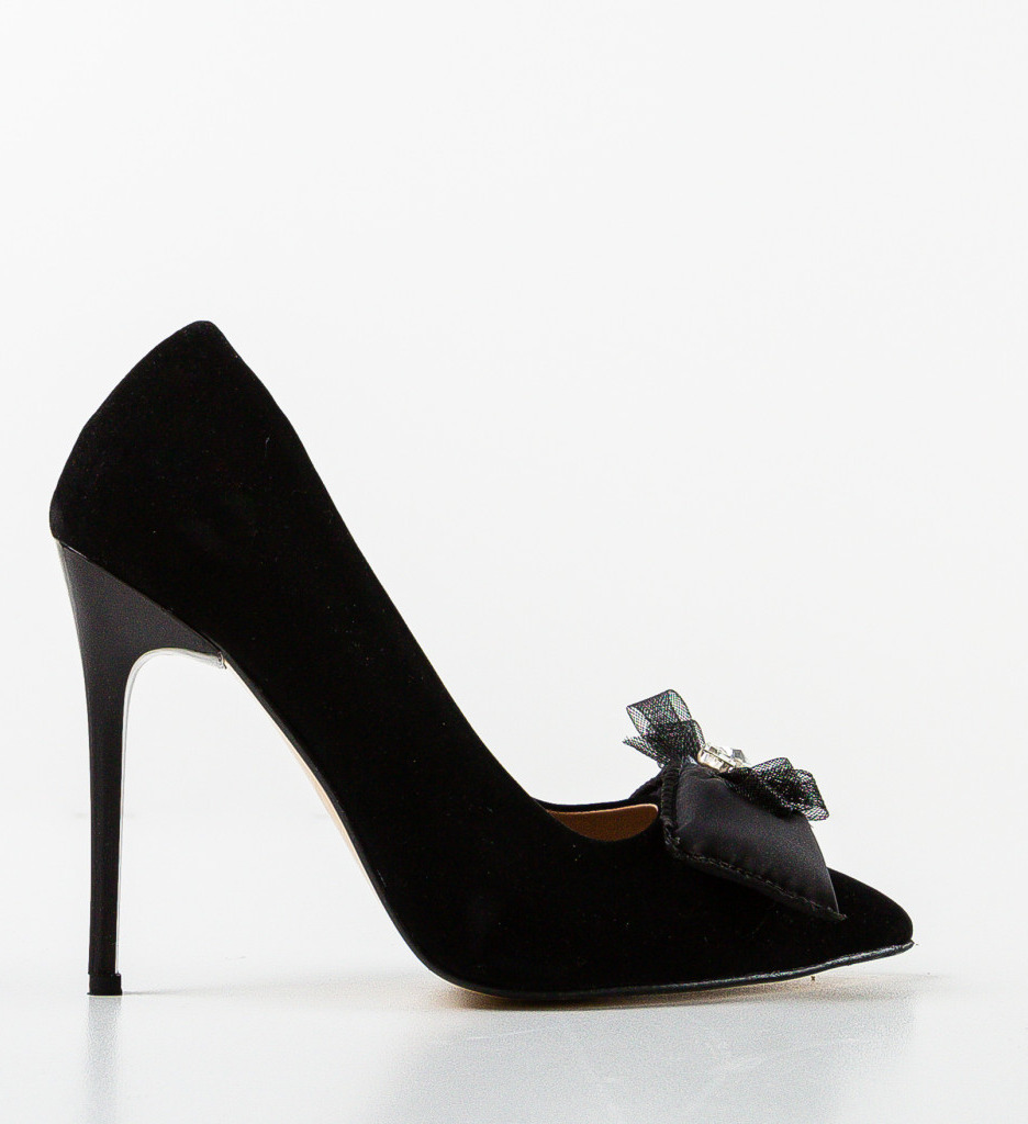 Pantofi Dama Popley Negri - Eleganță și Stil - imagine 4