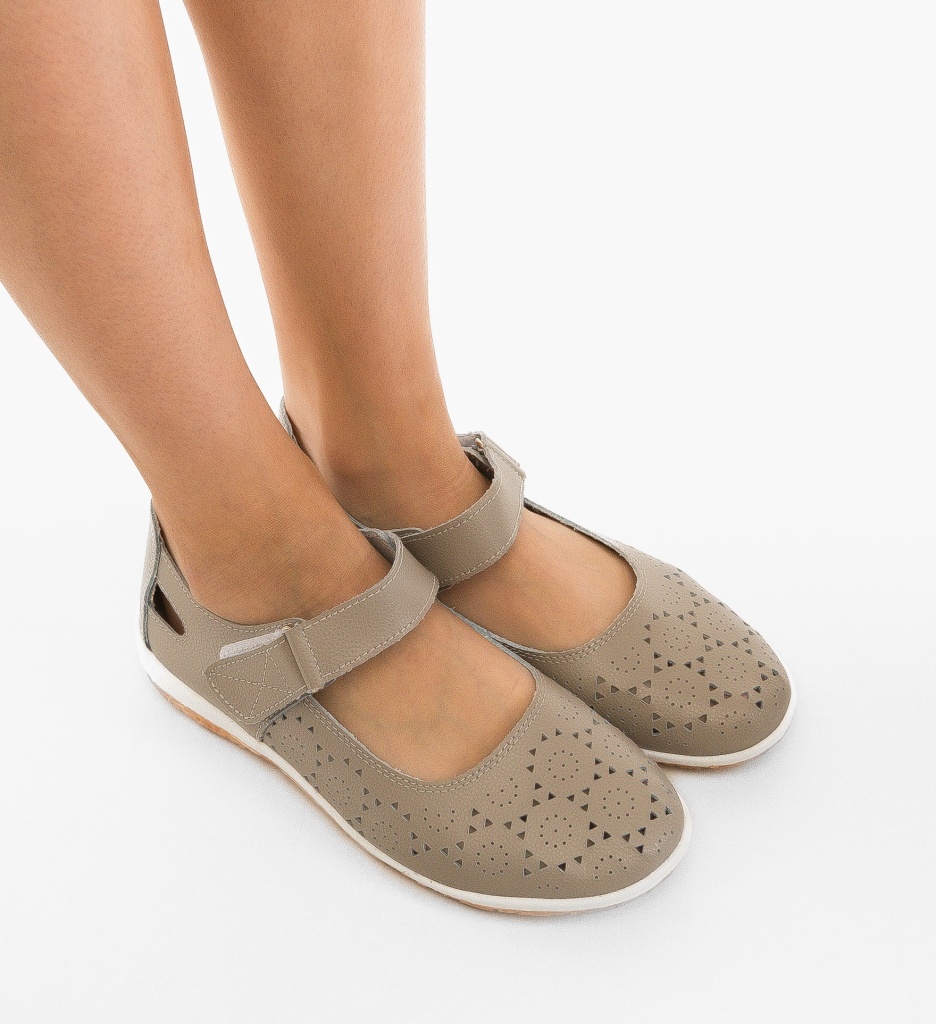 Pantofi Casual Silka Gri - Confort & Stil