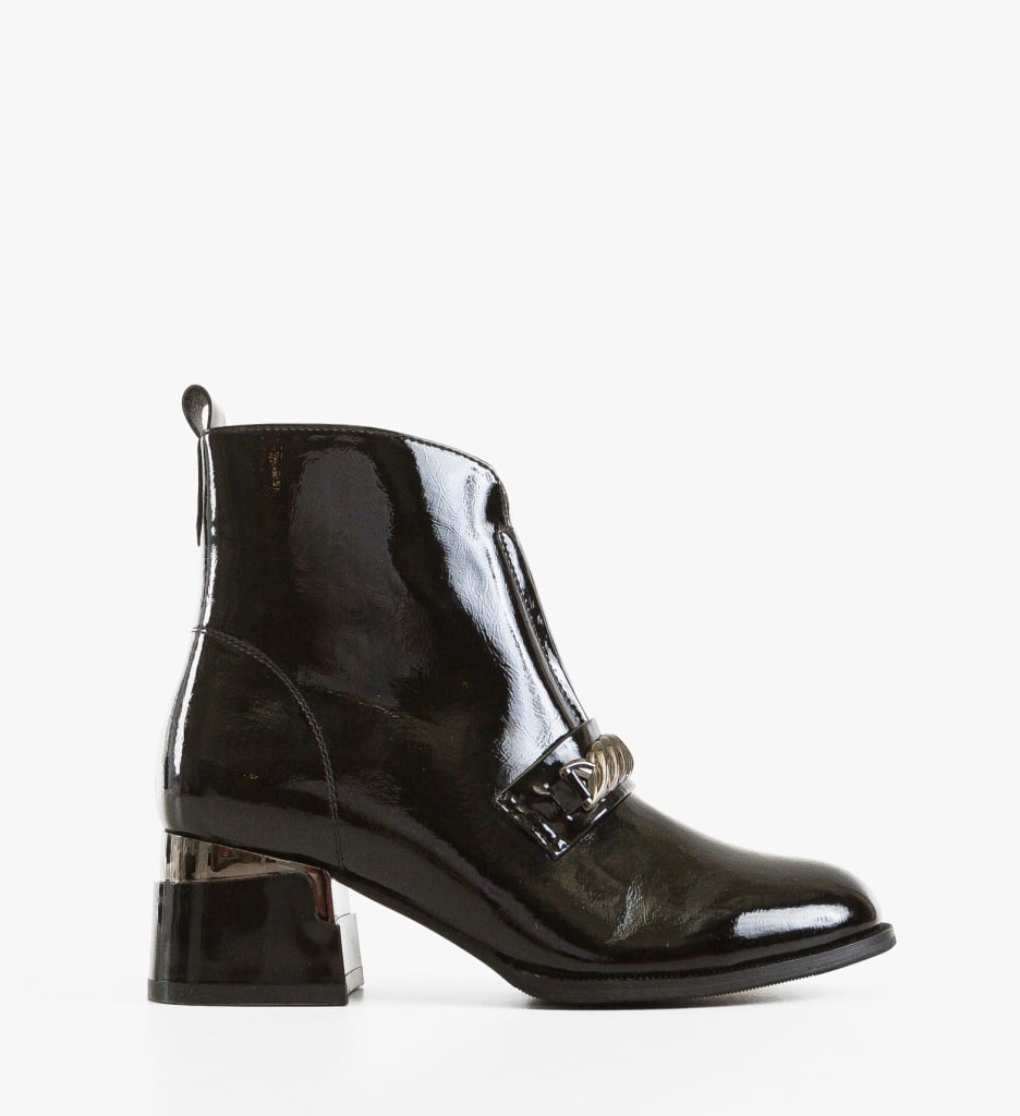 Botine Danka Negre Depurtat | Eleganță și Stil - imagine 6