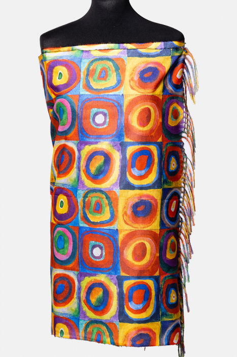 Esarfă Kandinsky cu Lurex | Shopika - imagine 1