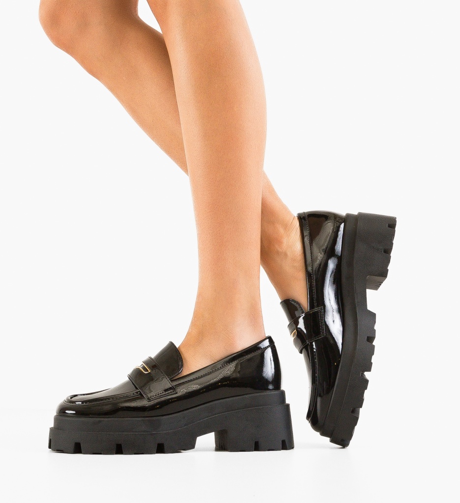 Pantofi Casual Negri Ieuan | Confort Zilnic - imagine 4