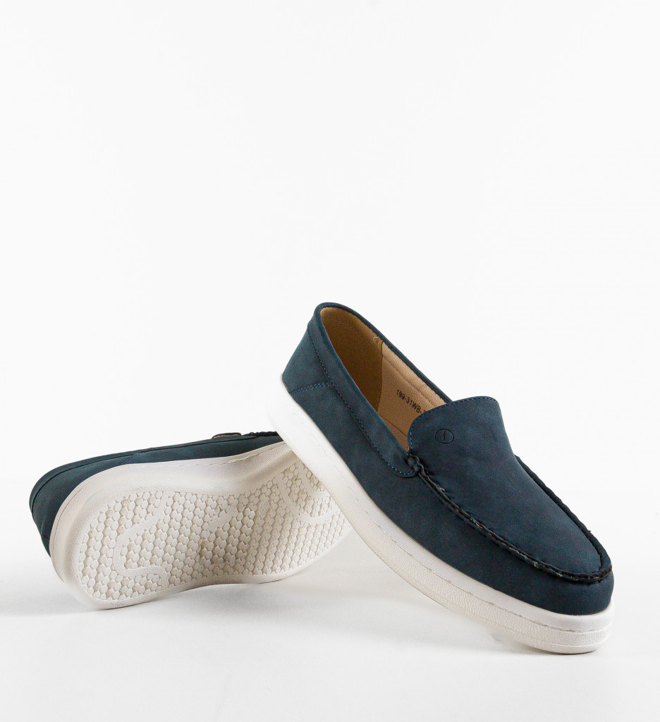 Pantofi Casual Benn Bleumarin | Confort & Stil - imagine 6