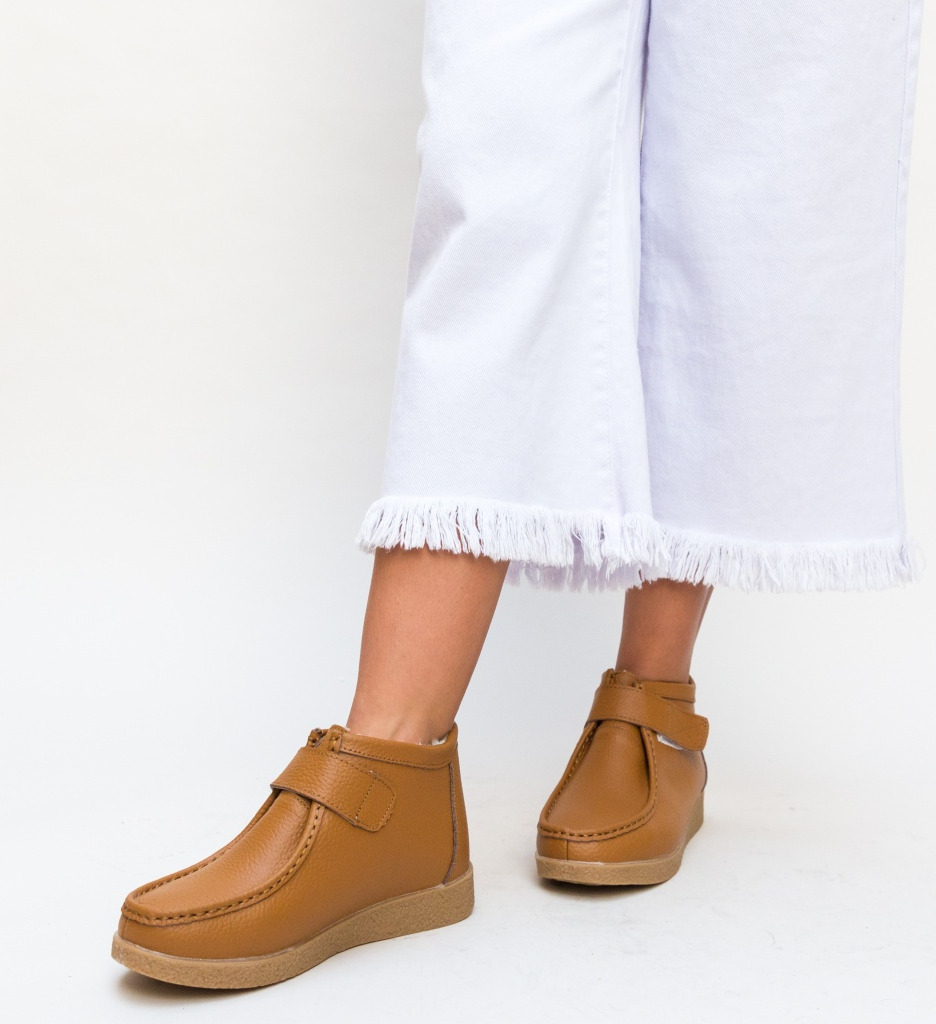 Pantofi Casual Debir Camel | Confort și Stil - imagine 2
