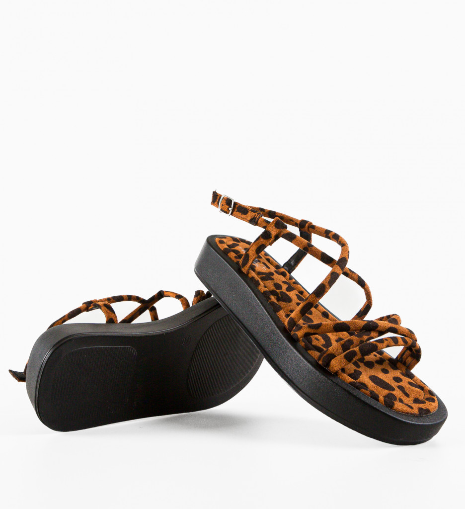 Sandale Dama Ayers Animal Print - Eleganță și Stil - imagine 7