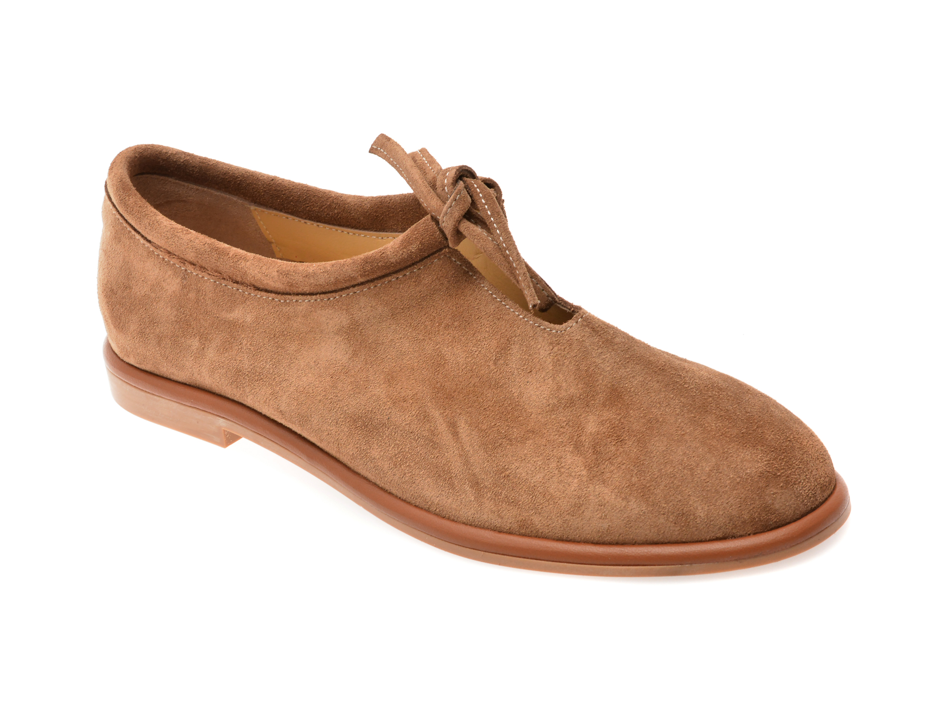 Pantofi EPICA maro eleganți din piele