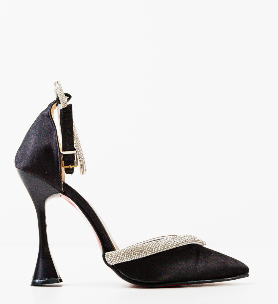 Pantofi cu Toc Esero Negri | Eleganță și Stil - imagine 4